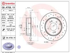 BREMBO 08.A708.1X