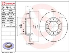 BREMBO 08.A841.10