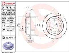 BREMBO 08.A872.11