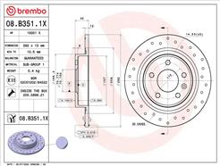 BREMBO 08.B351.1X