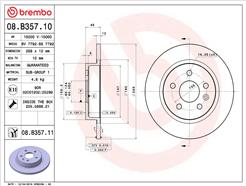 BREMBO 08.B357.11