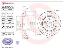 BREMBO 08.B357.1X