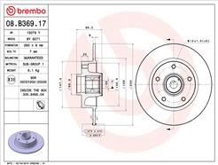 BREMBO 08.B369.17
