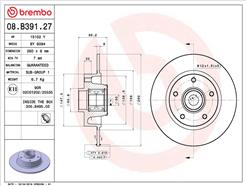 BREMBO 08.B391.27