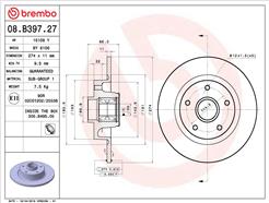 BREMBO 08.B397.27