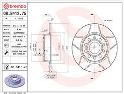 BREMBO 08.B413.75