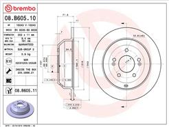 BREMBO 08.B605.11