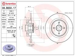 BREMBO 08.B650.17