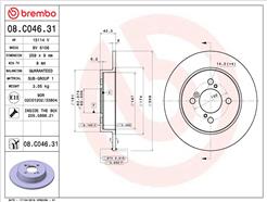 BREMBO 08.C046.31
