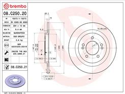 BREMBO 08.C250.21