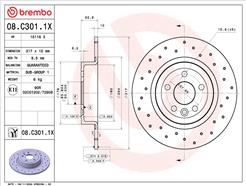 BREMBO 08.C301.1X