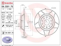 BREMBO 08.C501.75