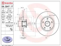 BREMBO 08.C647.17