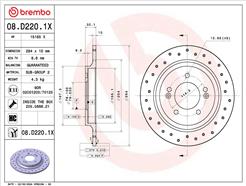 BREMBO 08.D220.1X
