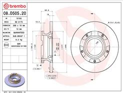 BREMBO 08.D505.20