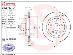 BREMBO 08.D757.21
