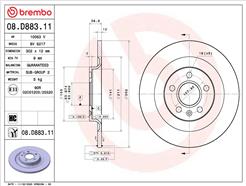 BREMBO 08.D883.11