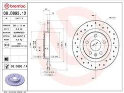 BREMBO 08.D893.1X