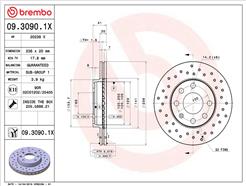 BREMBO 09.3090.1X