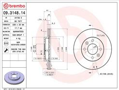 BREMBO 09.3148.14