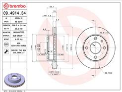 BREMBO 09.4914.34