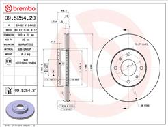 BREMBO 09.5254.21