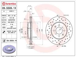 BREMBO 09.5509.1X