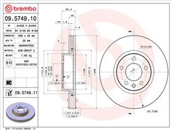 BREMBO 09.5749.11