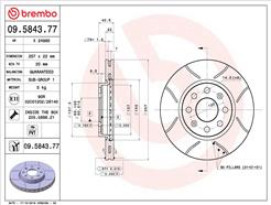 BREMBO 09.5843.77
