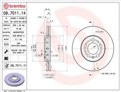 BREMBO 09.7011.11