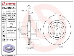 BREMBO 09.7012.11