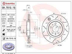 BREMBO 09.7012.1S