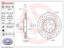 BREMBO 09.7012.1X