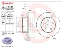 BREMBO 09.7421.81
