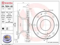 BREMBO 09.7804.60