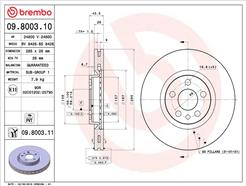 BREMBO 09.8003.11