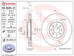 BREMBO 09.8004.31