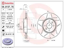 BREMBO 09.8137.76