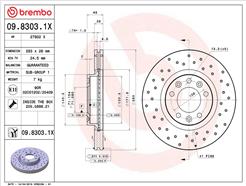 BREMBO 09.8303.1X