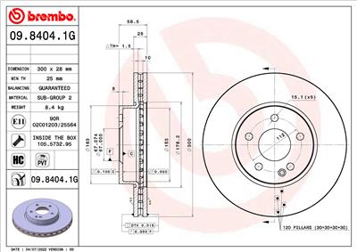 BREMBO KT 10 029 EAN: 8432509503713.