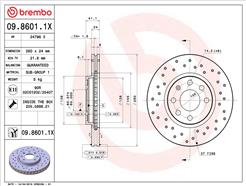 BREMBO 09.8601.1X