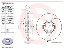 BREMBO 09.8837.14