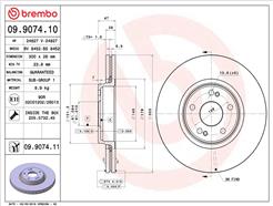 BREMBO 09.9074.11