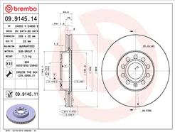 BREMBO 09.9145.11