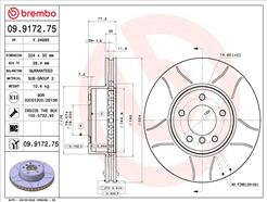 BREMBO 09.9172.75