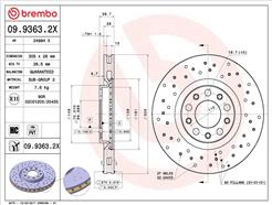 BREMBO 09.9363.2X