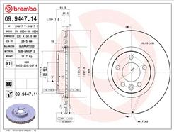BREMBO 09.9447.11