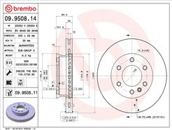 BREMBO 09.9508.11