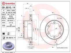 BREMBO 09.9510.11