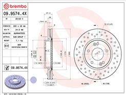 BREMBO 09.9574.4X